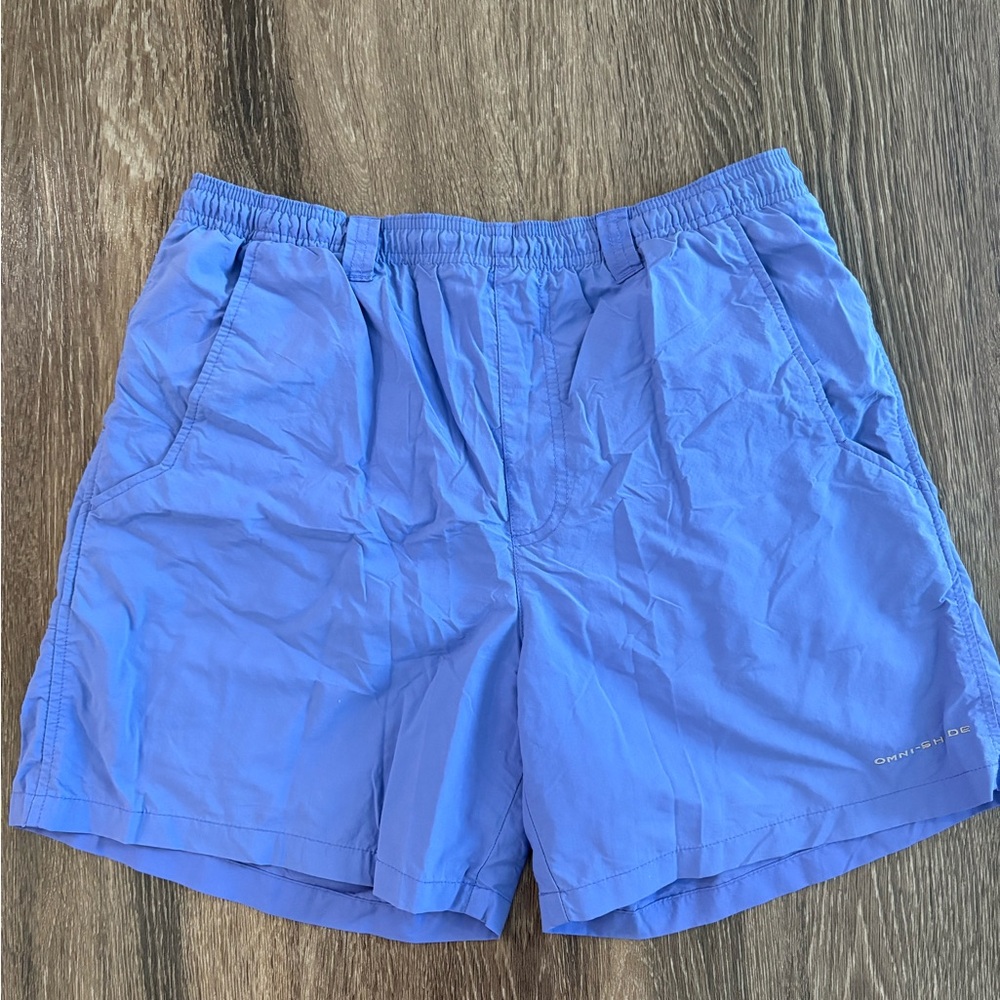 Men’s PFG Columbia Swimtrunks- blue- size small